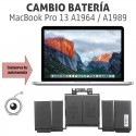 MacBook Pro 13 2019 A1964 / A1989 | Cambio batería