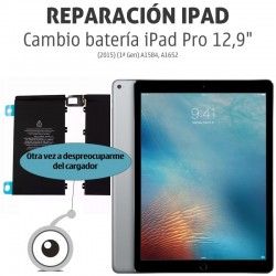 iPad Pro 12,9" (2015) (1ª Gen) A1584, A1652 (ML0N2TY/A) | Reparación cambio batería