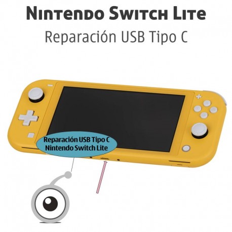 Nintendo Switch Lite| Reparación USB Tipo C