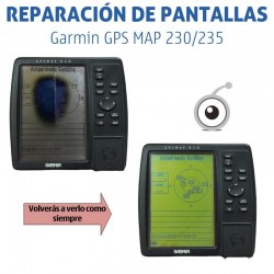 Garmin GPS MAP 230/235 | Reparación mancha LCD