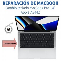 MacBook Pro 14'' Apple A2442 | Cambio teclado