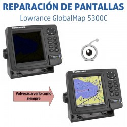 Lowrance GlobalMap 5300C | Reparación problemas retroiluminación