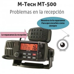 M-Tech MT-500 VHF Radio Marina | Problemas de recpción - cambio de filtros ceramicos