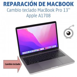 MacBook Pro 13'' Apple A1708 | Cambio teclado