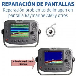 Raymarine A60 y A65 Chartplotter/GPS| Reparación problemas de imagen
