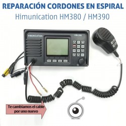 Emisora VHF Himunication HM380 / HM390 | Cambio cable espiral