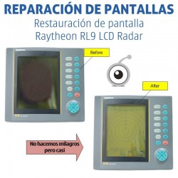 Raytheon RL9 LCD Radar | Reparación problemas de imagen