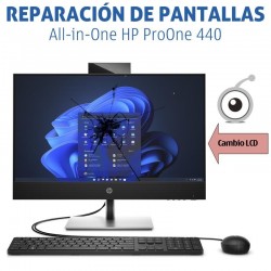 PC All-in-One HP ProOne 440 | Cambio pantalla LCD +Táctil