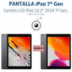 iPad 10.2" 2019 7ª Gen. A2197 / A2200 / A2198 | Cambio LCD
