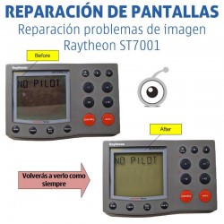 Raytheon ST7001+ | Reparación problemas de imagen
