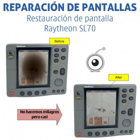 Raytheon SL70 | Reparación problemas de imagen