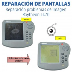 Raytheon L470 | Reparación problemas de imagen