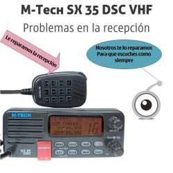 M-Tech SX 35 DSC VHF Radio Marina | Problemas de recpción - cambio de filtros ceramicos