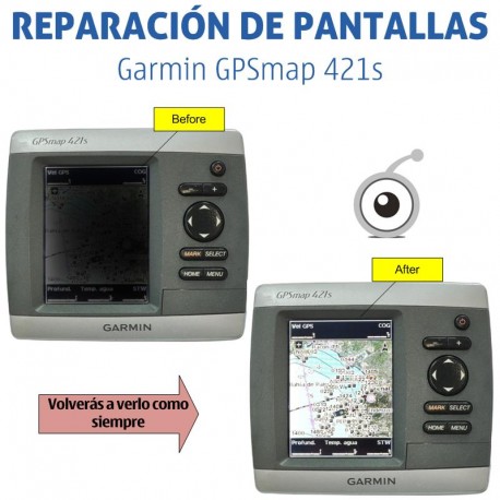 Garmin GPS MAP 421s | Reparación pantalla