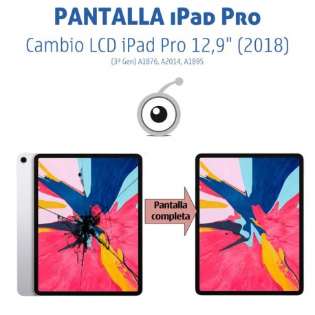 iPad Pro 12,9" (2018) (3ª Gen) A1876, A2014, A1895 | Cambio LCD