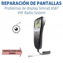 Simrad AS87 VHF Radio System | Reparación problemas de display