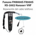 Furuno Handset VHF FM8800S F8900S HS-2003 | Reparación cable teléfono