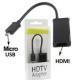 Cable Micro-Usb a HDMI Compatible con MHL