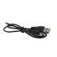 Cable USB a DC de 3,5 mm Adaptador de corriente 2,0 - Negro (5 unidades / 65cm)