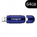 Pen Drive USB x64GB Integral OTG Slide Azul