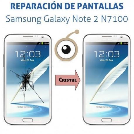 Reparación cristal Samsung Galaxy Note 2 N7100