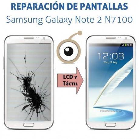 Reparación Pantalla Samsung Galaxy Note 2 N7100