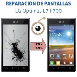 Cambio pantalla completa LG P700 Optimus L7