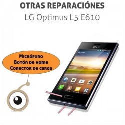 Reparación micrófono/USB/botón home LG L5 E610