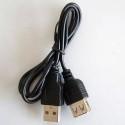 Cable alargador USB (A macho - A hembra) - 65 cm