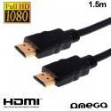 Cable HDMI A HDMI Audio-Video Universal Omega V1.4 (1,5 Metros)