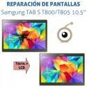 Reparación pantalla táctil Samgung TAB S T800 / T805 10.5"