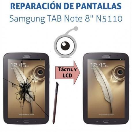 Cambio pantalla táctil Samsung N5110 Note 8"