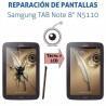 Samsung N5110 Note 8" | Cambio pantalla táctil