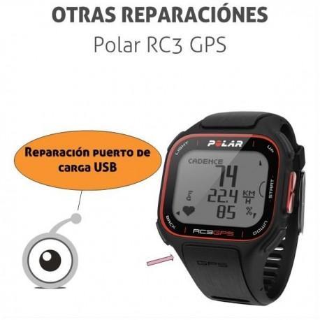 Reparación puerto de carga Polar RC3 GPS