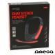 Auriculares Omega Stereo Para PC Con Micro Negro Chat FS