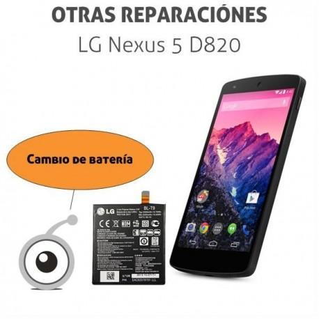 Cambio batería LG Nexus 5 D820