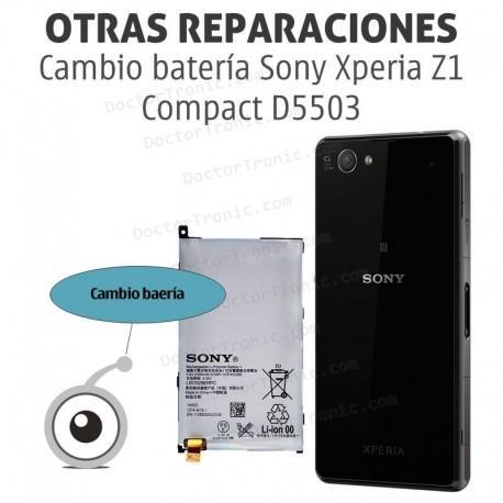 Cambio batería Sony Xperia Z1 Compact D5503