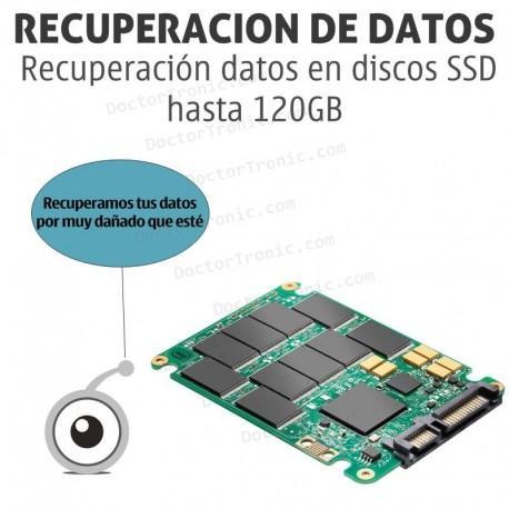 Recuperación datos en discos SSD hasta 120GB