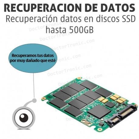 Recuperación datos en discos SSD hasta 500GB