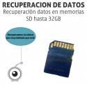 Recuperación datos en memorias SD hasta 32GB