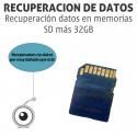 Recuperación datos en memorias SD más 32GB