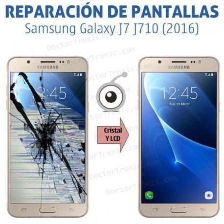 Cambio pantalla completa Samsung Galaxy J7 J710 (2016)