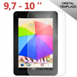 Protector Pantalla Cristal Templado Universal Tablet 9.7 - 10.1 pulg (24,3 x 16,2 cm)